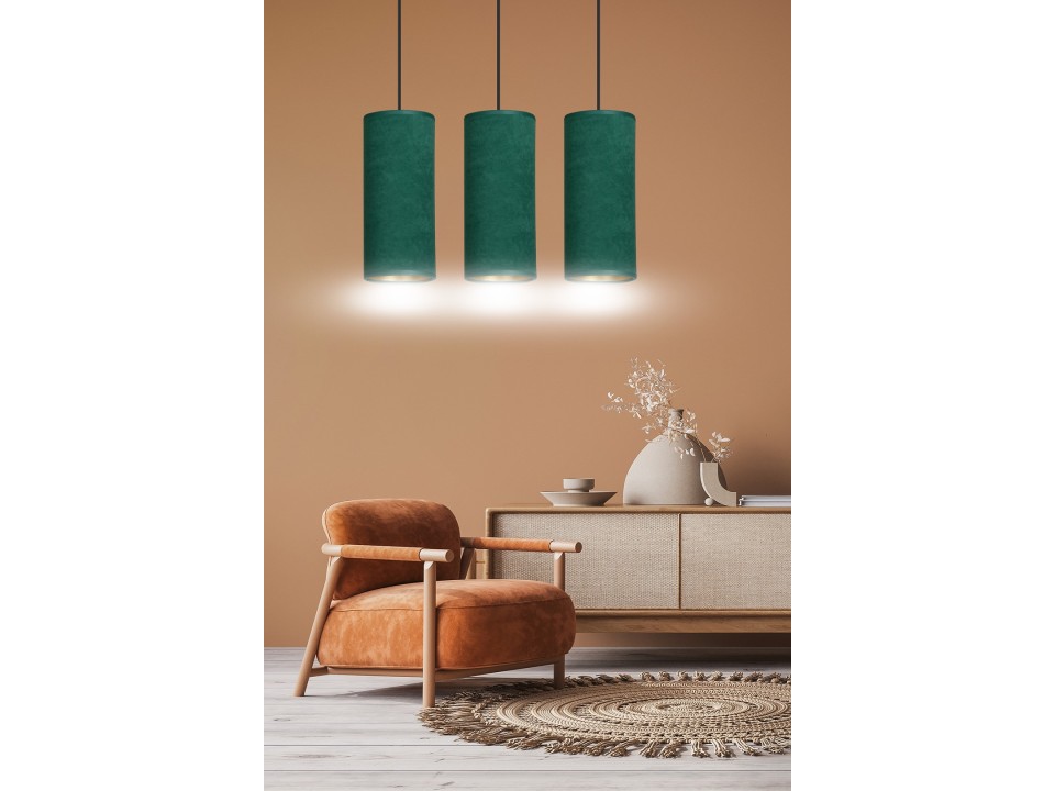 Lampa wisząca BENTE 3 BL GREEN