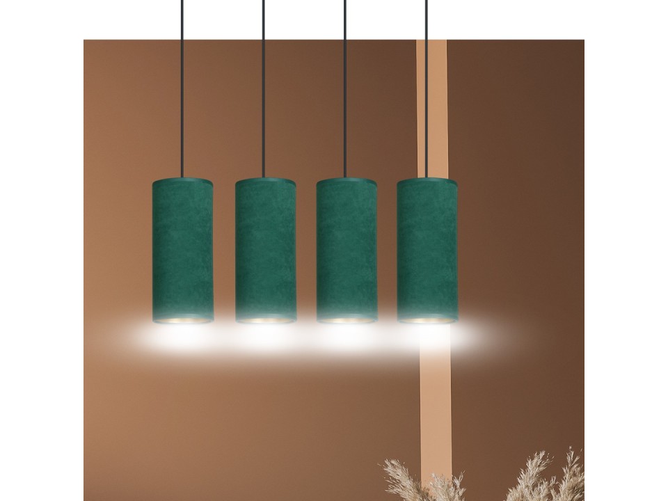 Lampa wisząca BENTE 4 BL GREEN