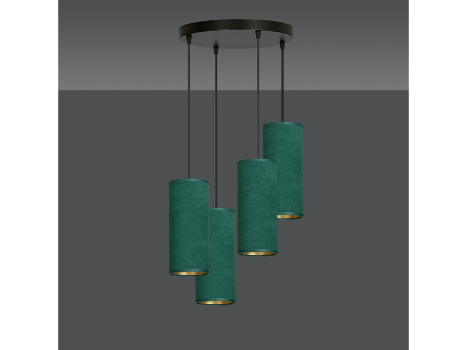 Lampa wisząca BENTE 4 BL PREMIUM GREEN