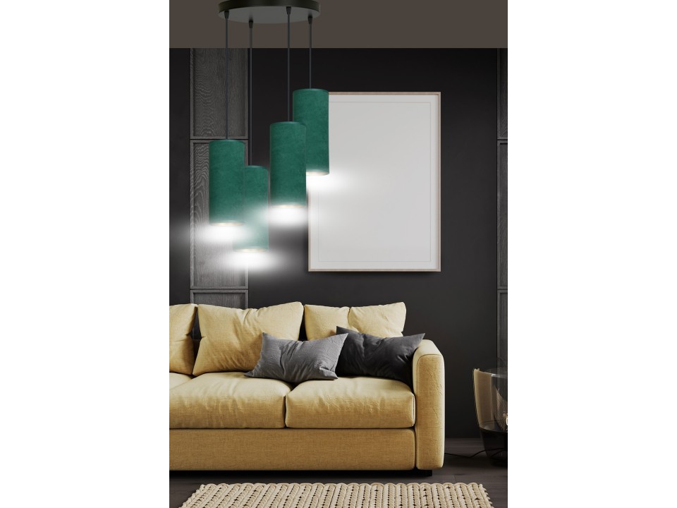 Lampa wisząca BENTE 4 BL PREMIUM GREEN