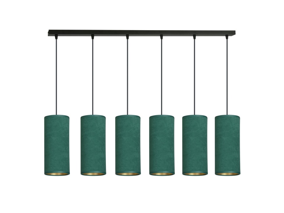 Lampa wisząca BENTE 6 BL GREEN