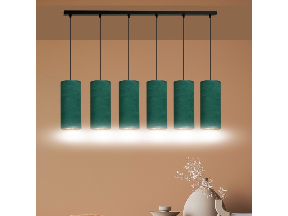 Lampa wisząca BENTE 6 BL GREEN