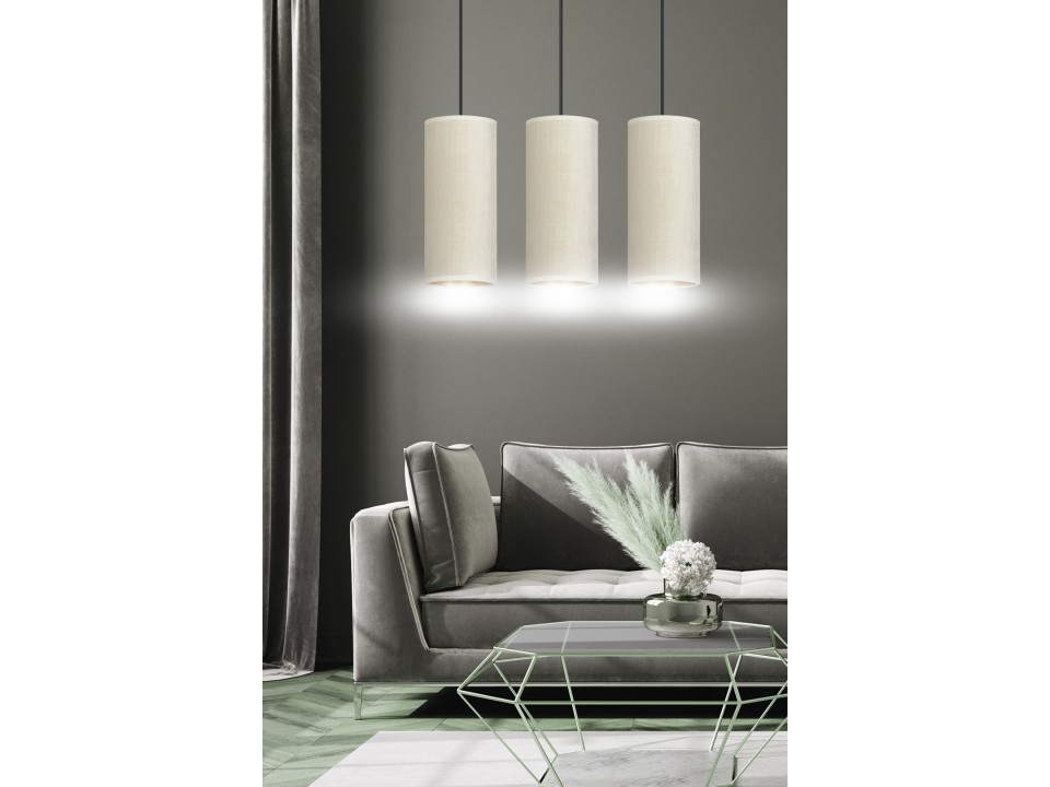 Lampa wisząca BENTE 3 BL WHITE