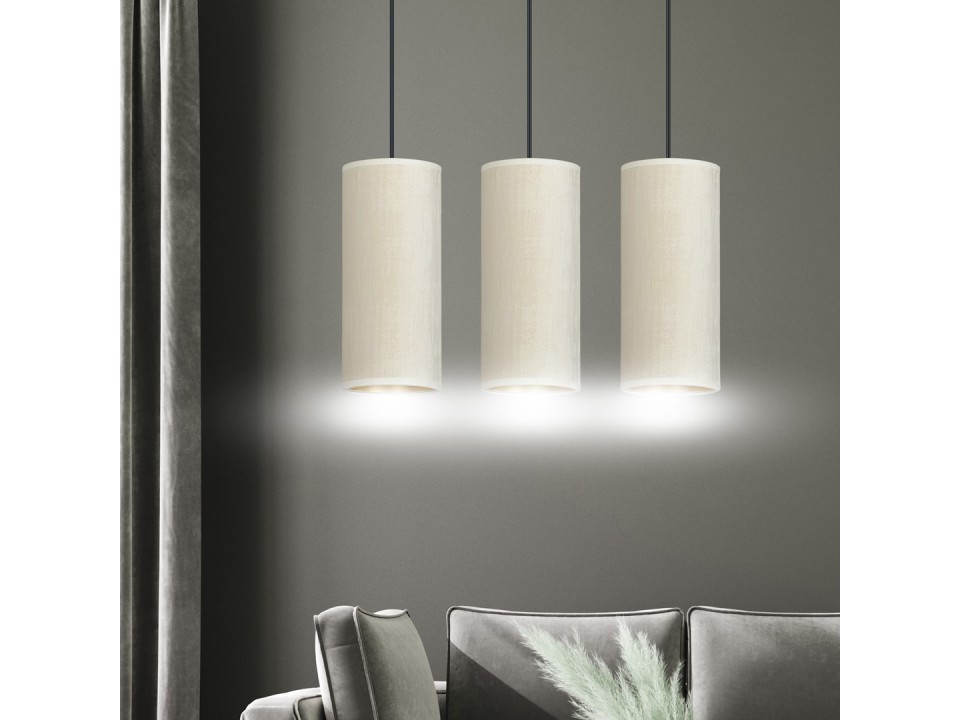 Lampa wisząca BENTE 3 BL WHITE