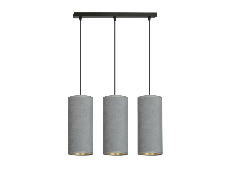 Lampa wisząca BENTE 3 BL GRAY