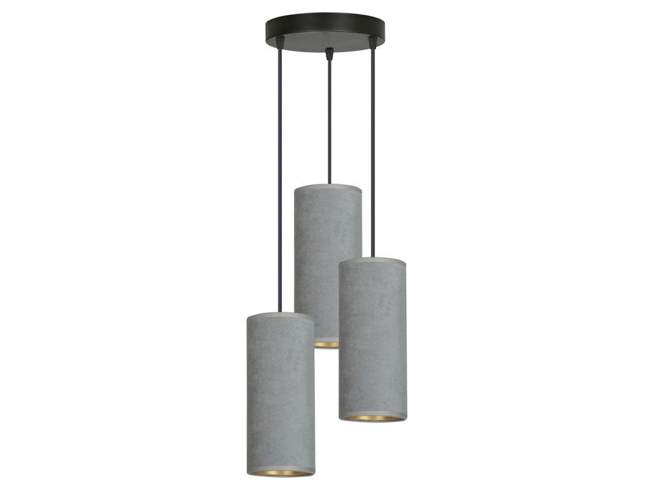 Lampa wisząca BENTE 3 BL PREMIUM GRAY