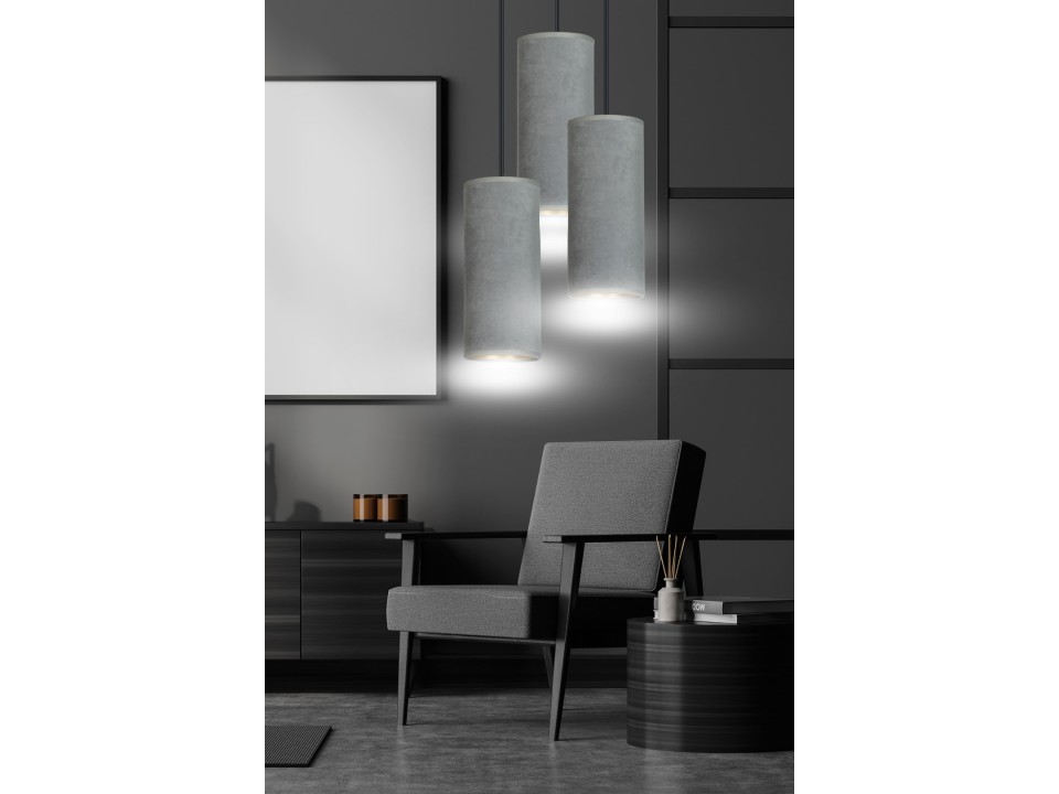 Lampa wisząca BENTE 3 BL PREMIUM GRAY