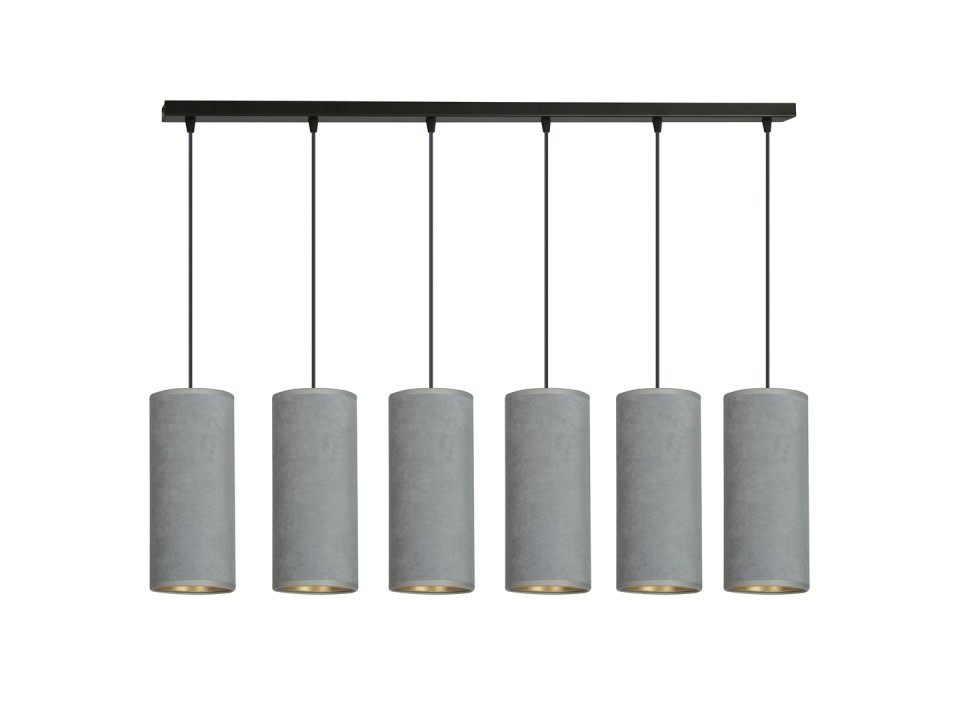 Lampa wisząca BENTE 6 BL GRAY