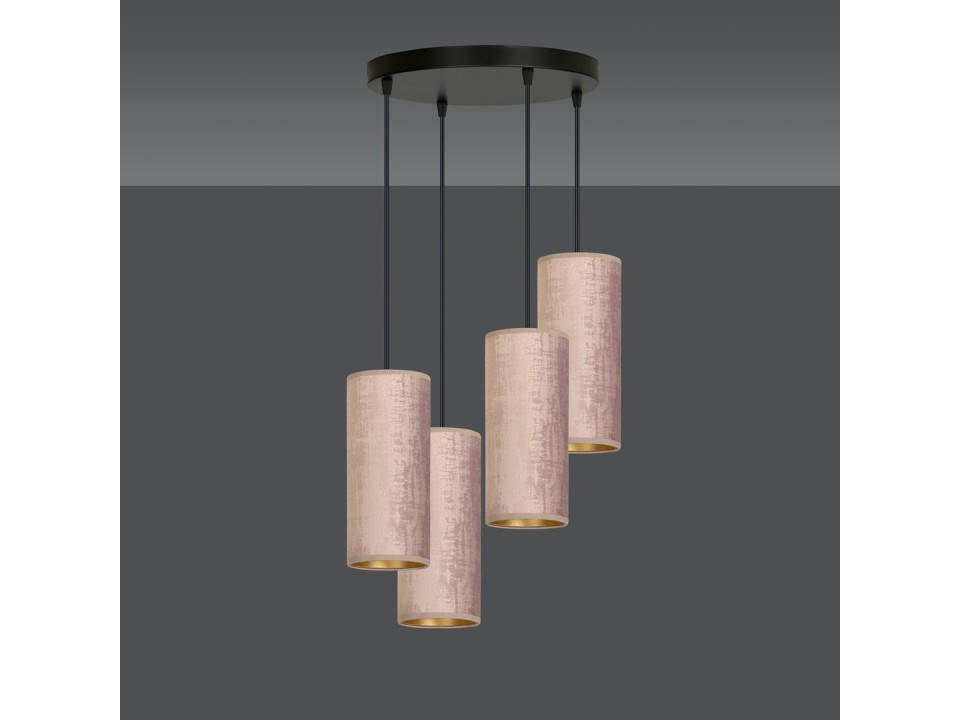 Lampa wisząca BENTE 4 BL PREMIUM ROSE