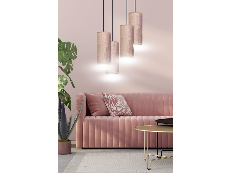 Lampa wisząca BENTE 4 BL PREMIUM ROSE