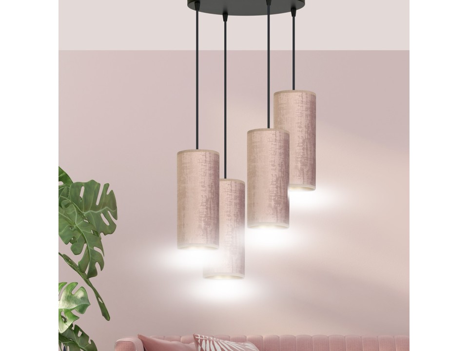 Lampa wisząca BENTE 4 BL PREMIUM ROSE