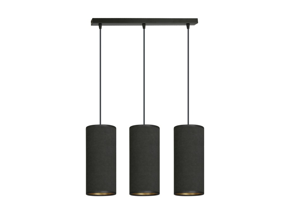 Lampa wisząca BENTE 3 BL BLACK