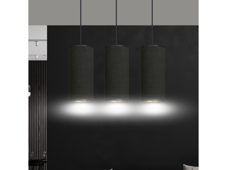 Lampa wisząca BENTE 3 BL BLACK