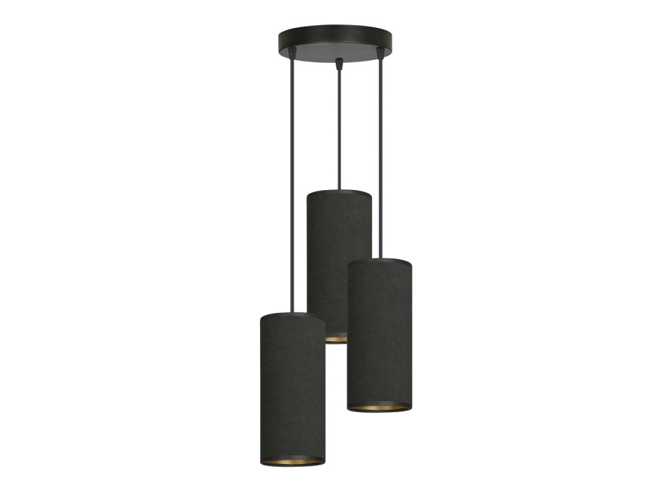 Lampa wisząca BENTE 3 BL PREMIUM BLACK