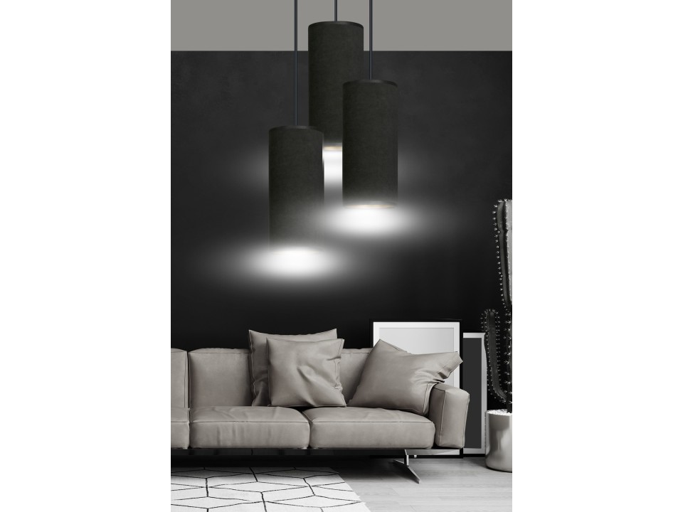 Lampa wisząca BENTE 3 BL PREMIUM BLACK