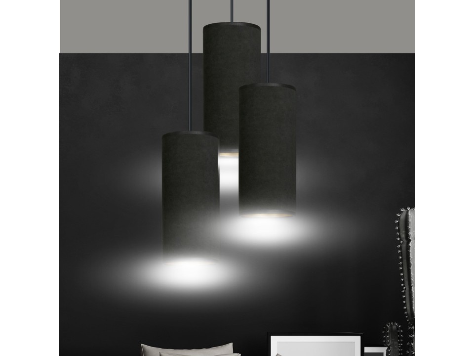 Lampa wisząca BENTE 3 BL PREMIUM BLACK