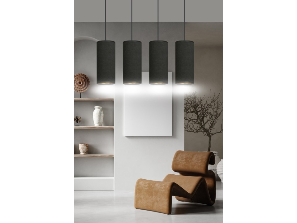 Lampa wisząca BENTE 4 BL BLACK