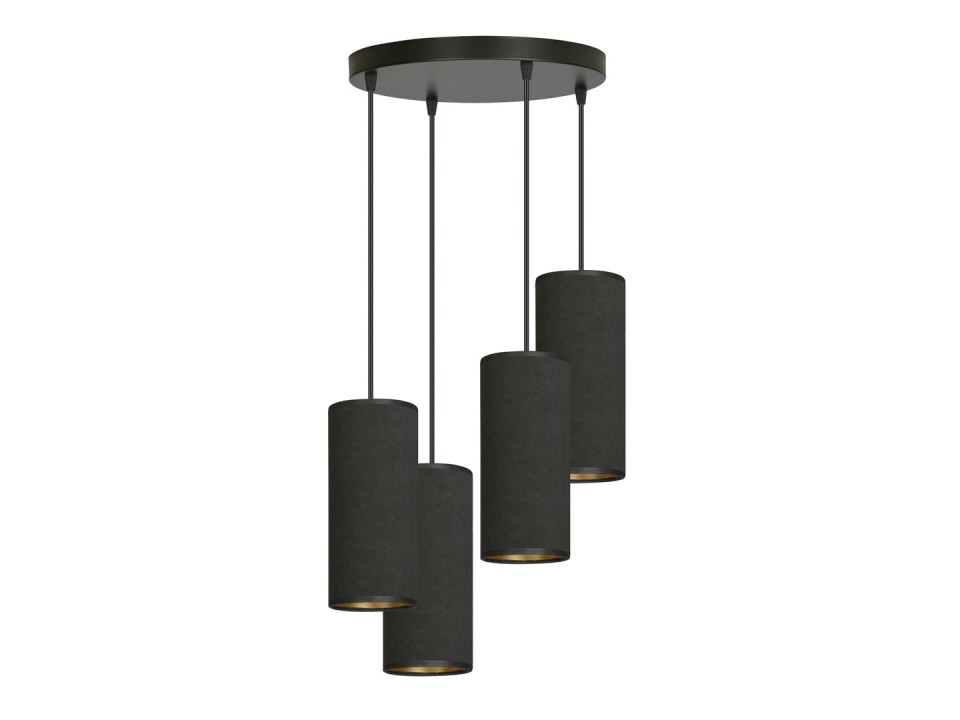 Lampa wisząca BENTE 4 BL PREMIUM BLACK