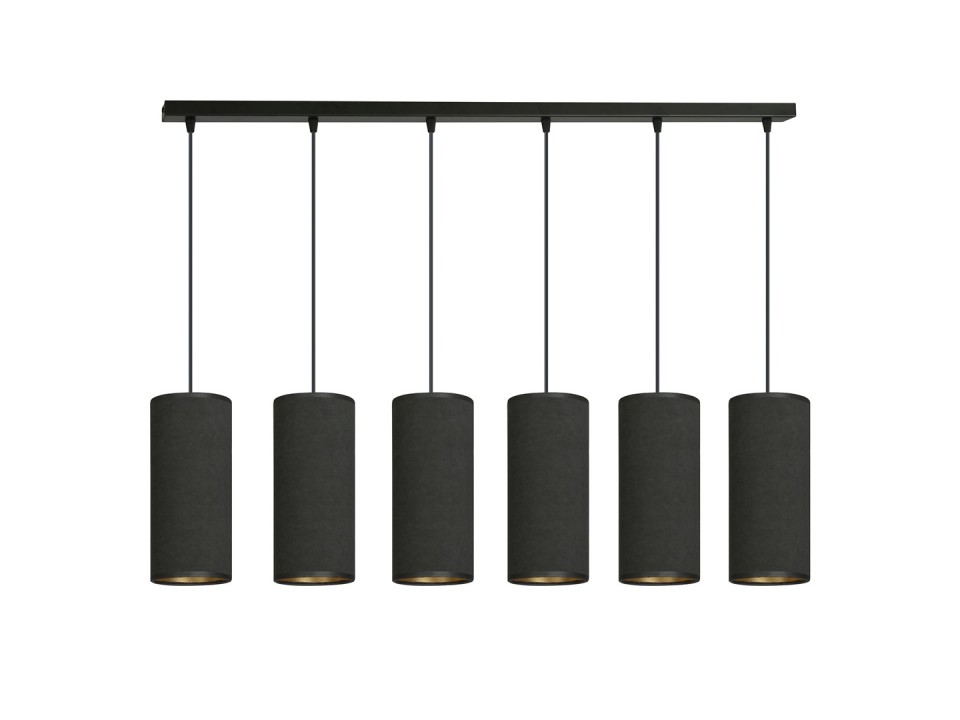 Lampa wisząca BENTE 6 BL BLACK