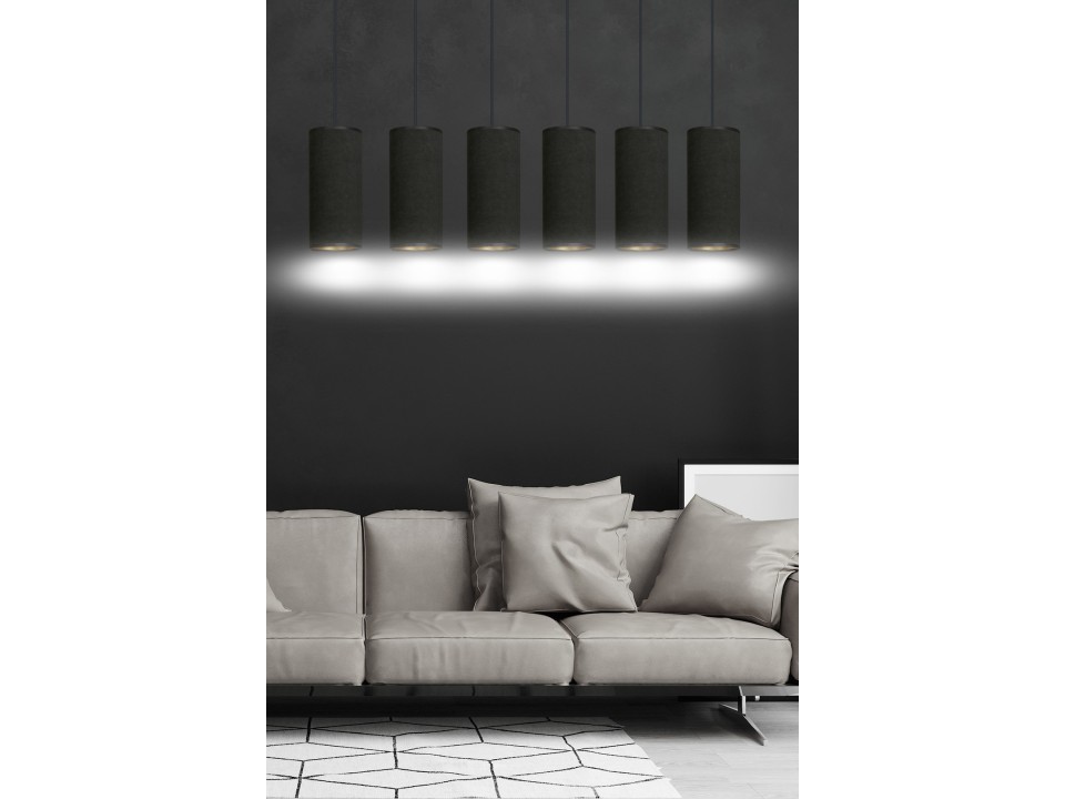 Lampa wisząca BENTE 6 BL BLACK