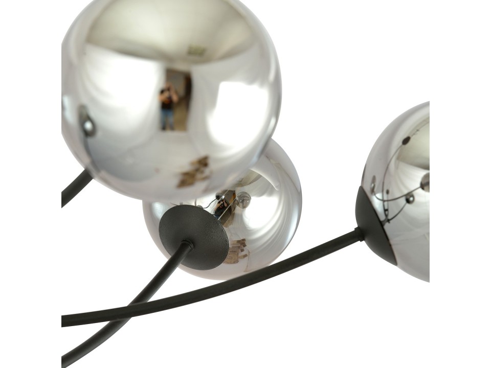 Lampa sufitowa HUNTER 4 BLACK/GRAFIT