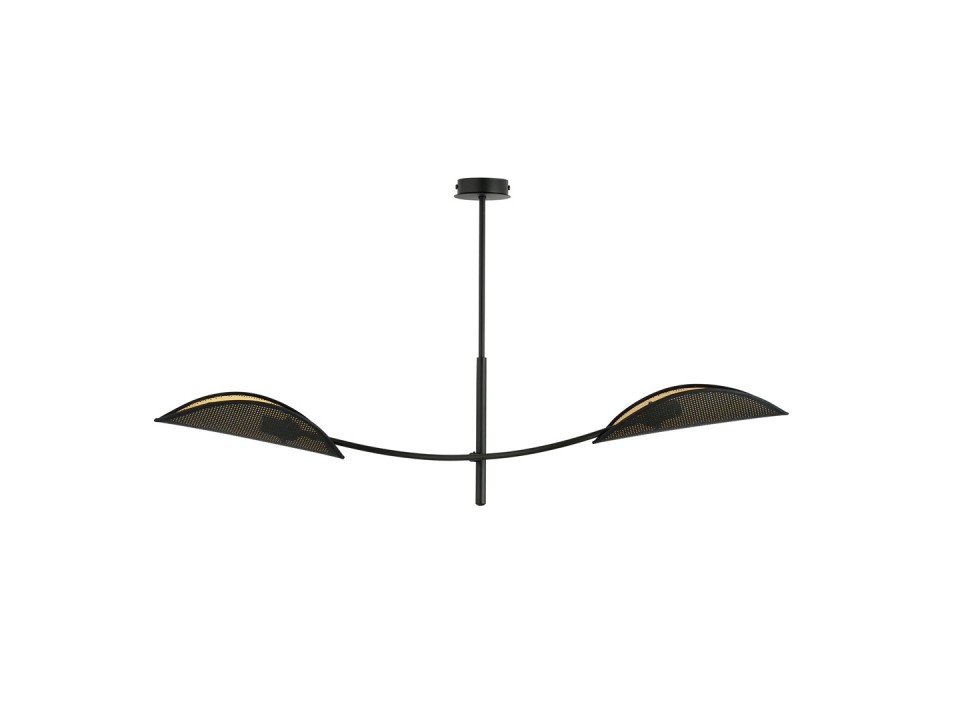 Lampa sufitowa LOTUS 2 BLACK/GOLD