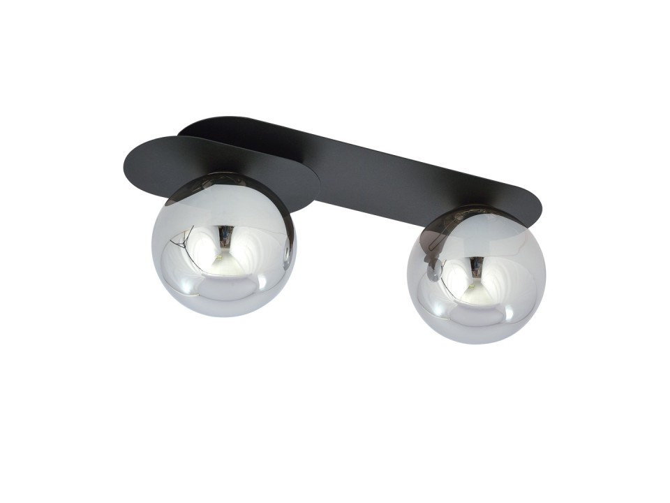 Lampa sufitowa PLAZA 2 BLACK/GRAFIT