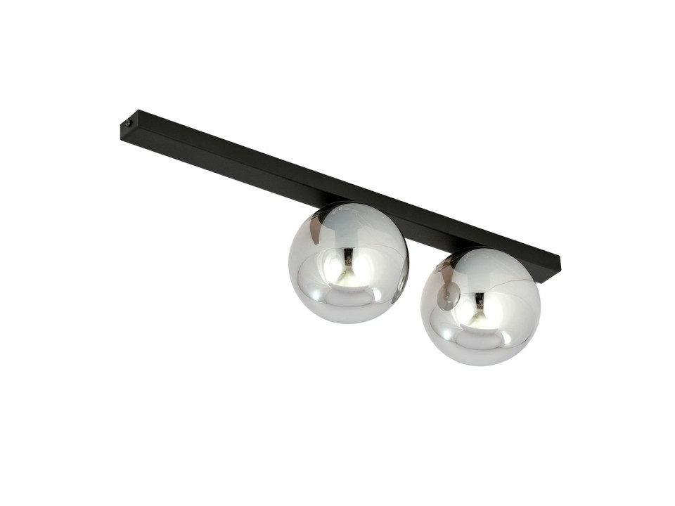 Lampa sufitowa FIT 2 BLACK/GRAFIT