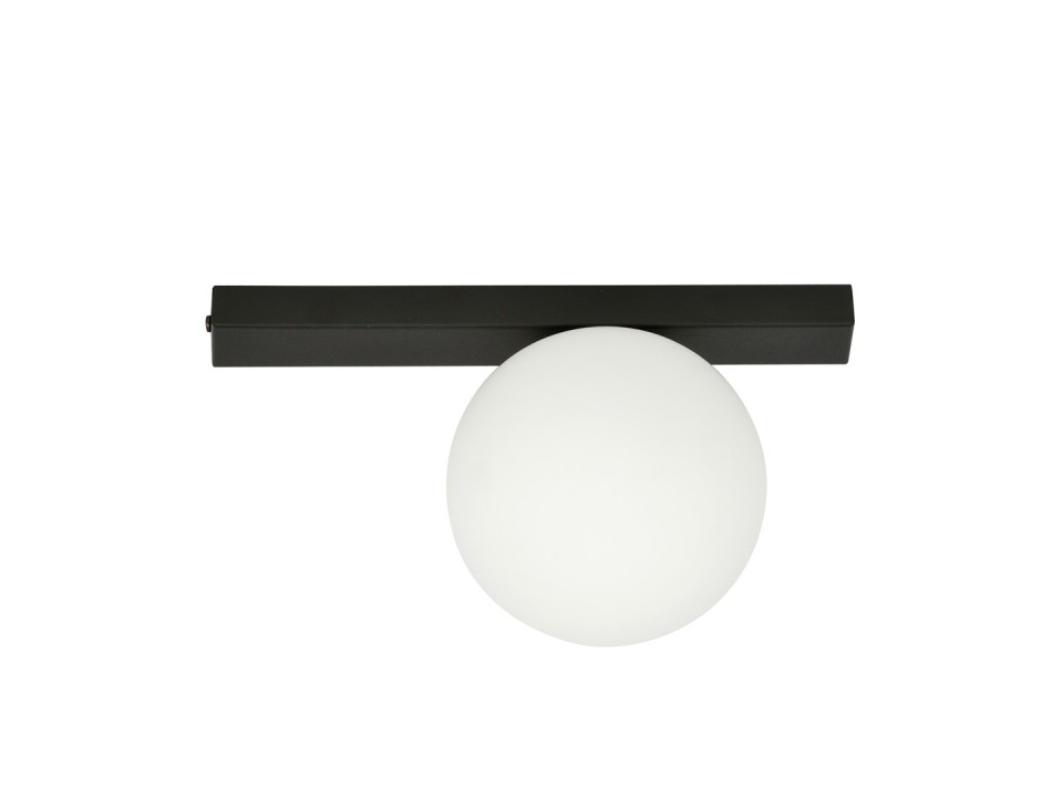 Lampa sufitowa FIT 1 BLACK/OPAL