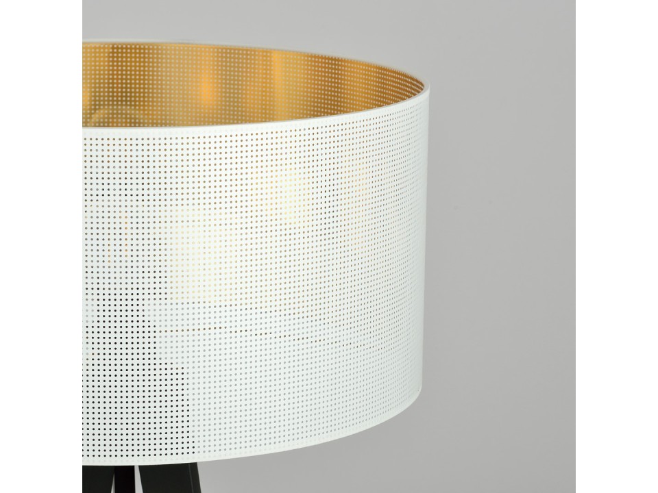 Lampa podłogowa ASTON LP1 WHITE/GOLD