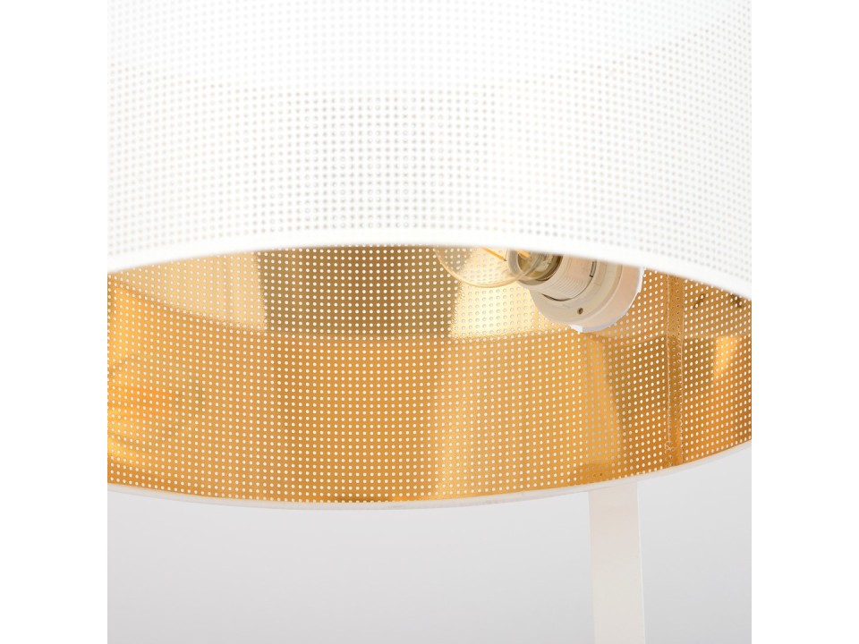 Lampa podłogowa ESTRELLA LP1 WHITE/GOLD
