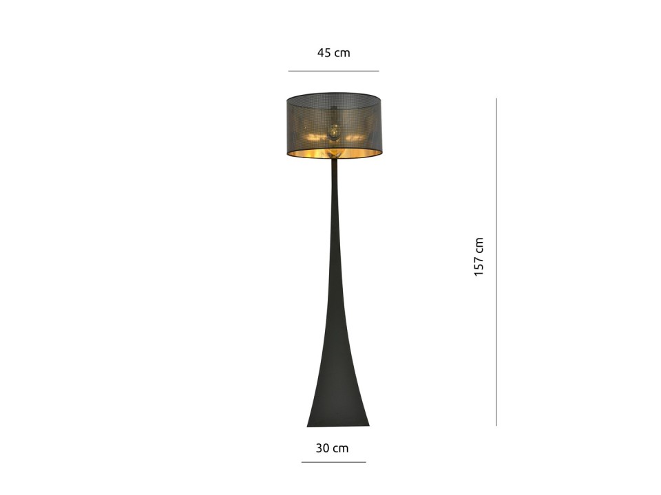 Lampa podłogowa ESTRELLA LP1 BLACK/GOLD