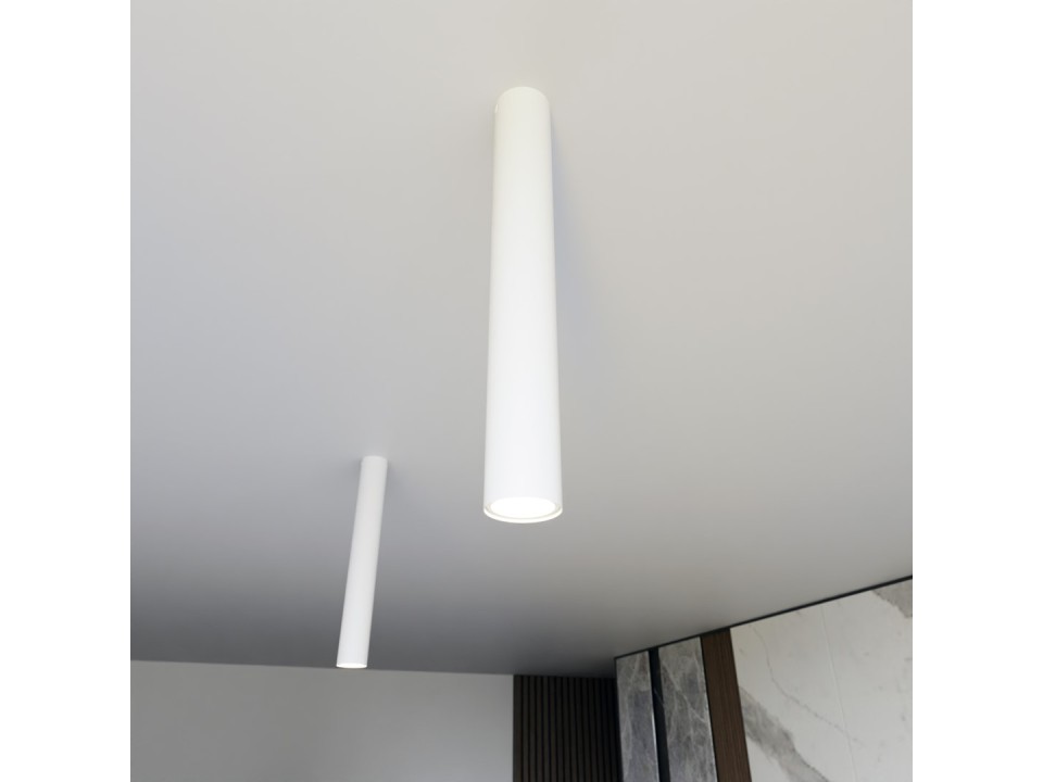 Lampa sufitowa TECNO 1L WHITE oprawa oświetleniowa