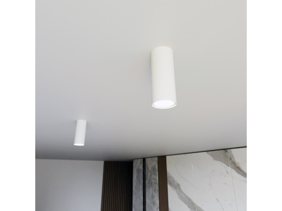 Lampa sufitowa TECNO 1S WHITE oprawa oświetleniowa