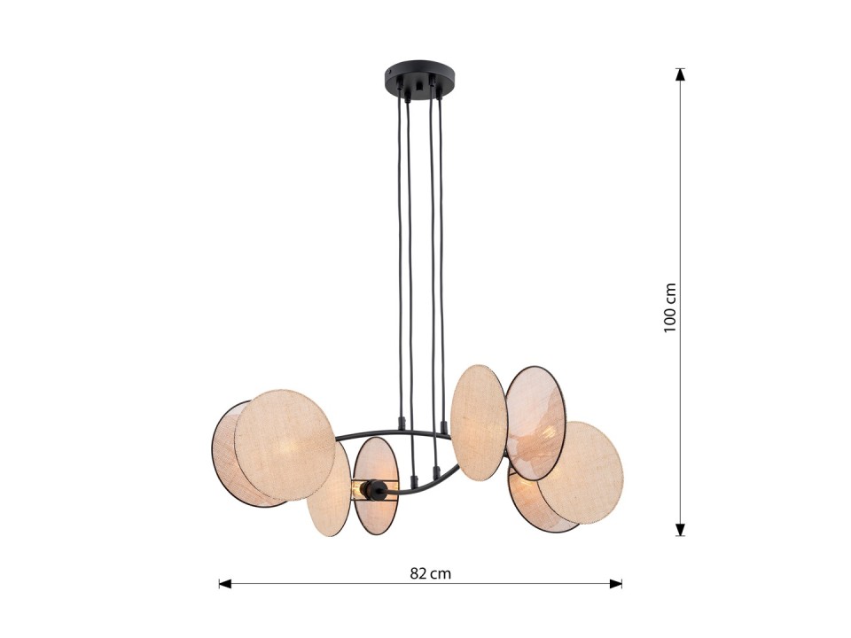 Lampa wisząca MOTIF 4 NATURAL