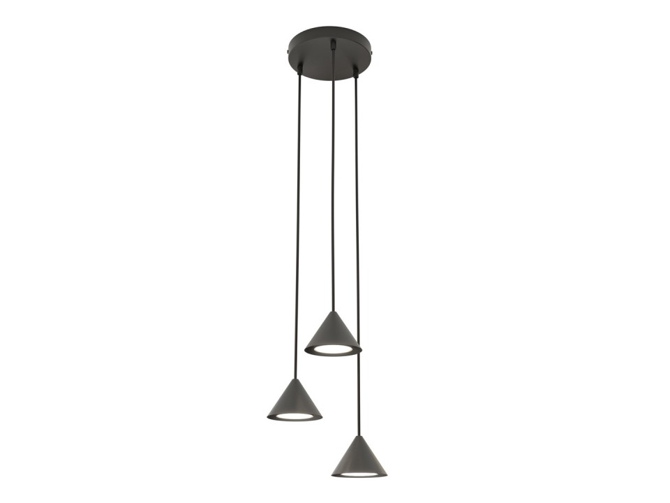 Lampa wisząca ELIT 3 PREMIUM BLACK