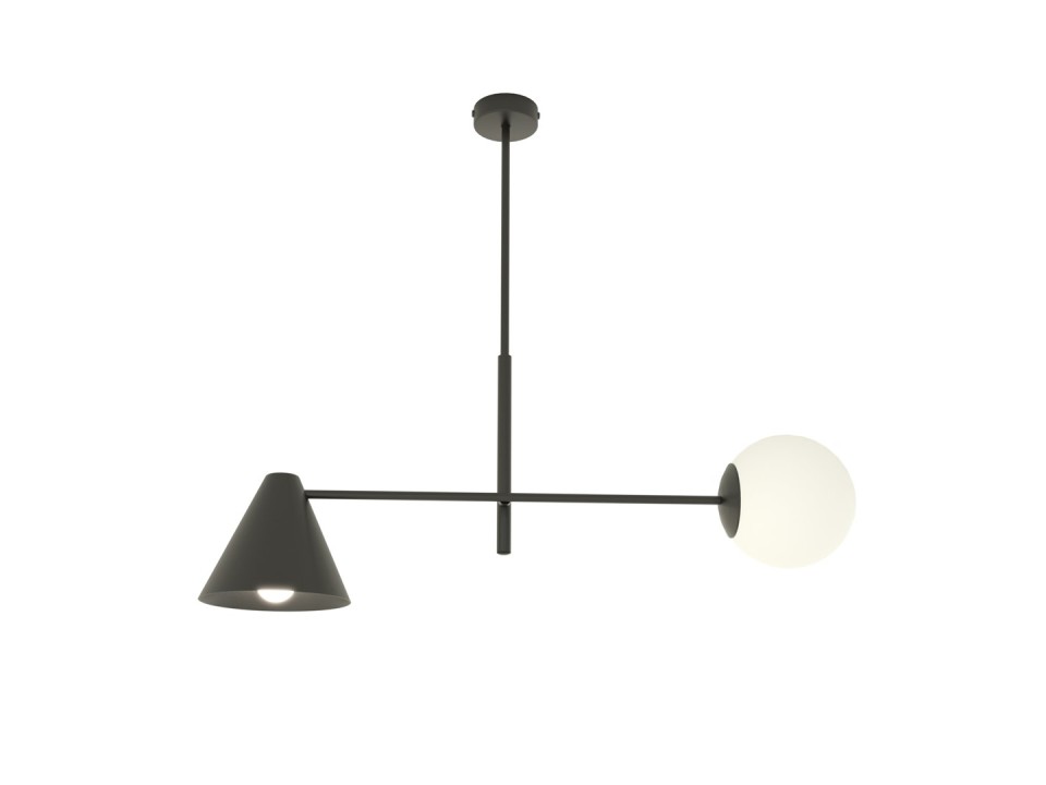 Lampa sufitowa HERMES 2 BLACK