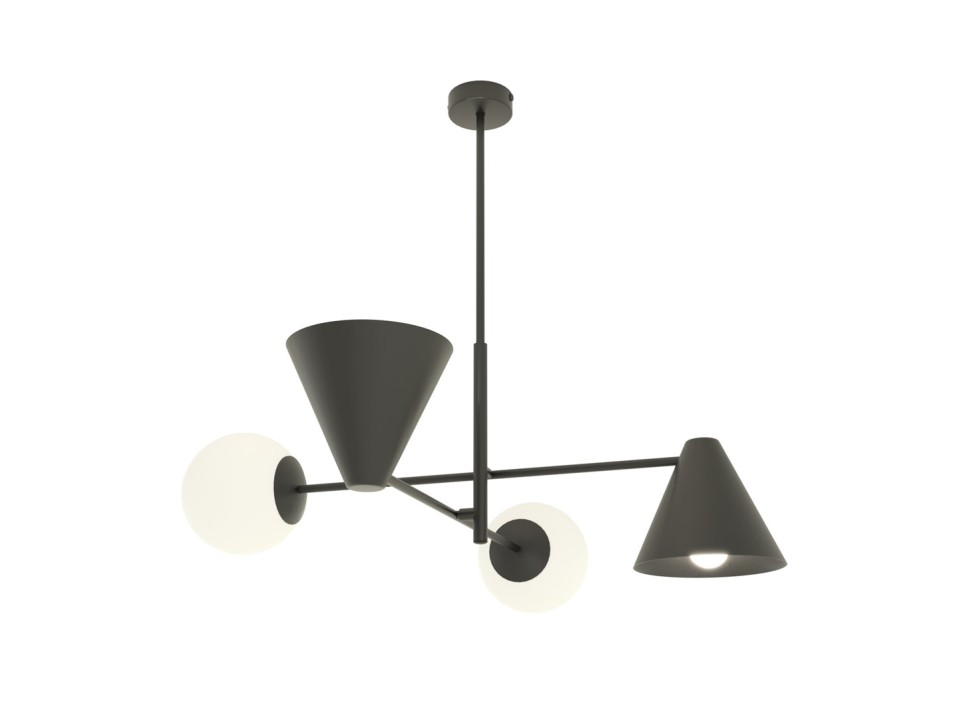 Lampa sufitowa HERMES 4 BLACK