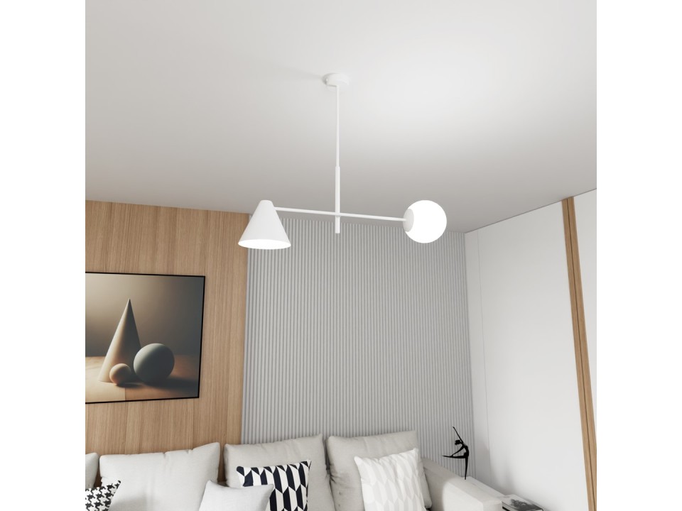 Lampa sufitowa HERMES 2 WHITE