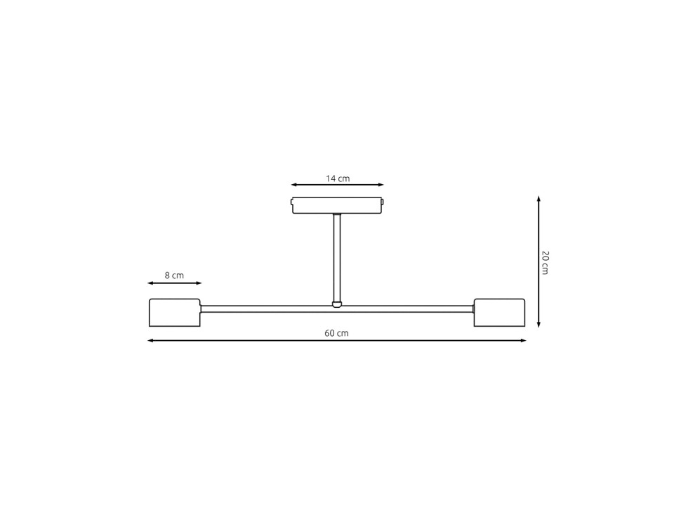 Lampa sufitowa HALO 2 BLACK