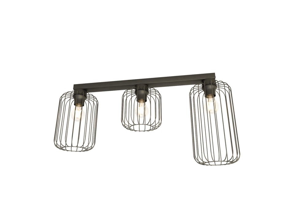 Lampa sufitowa BARN 3 BL