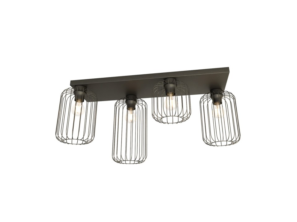 Lampa sufitowa BARN 4 BL