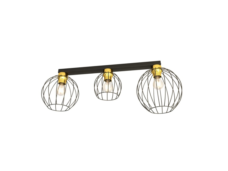 Lampa sufitowa NEST 3 BL GOLD