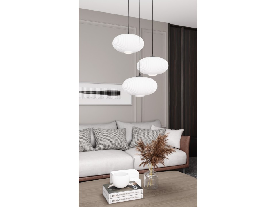 Lampa wisząca COCO 3 BL PREM  OPAL