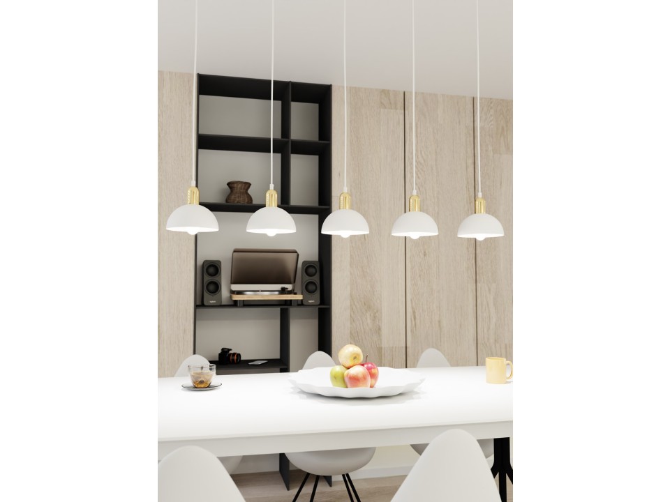 Lampa wisząca MOTO 5 WH