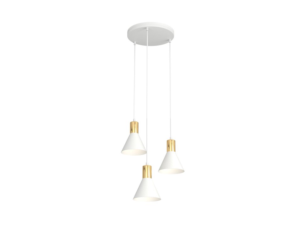 Lampa wisząca ROSA 3 PREM WH