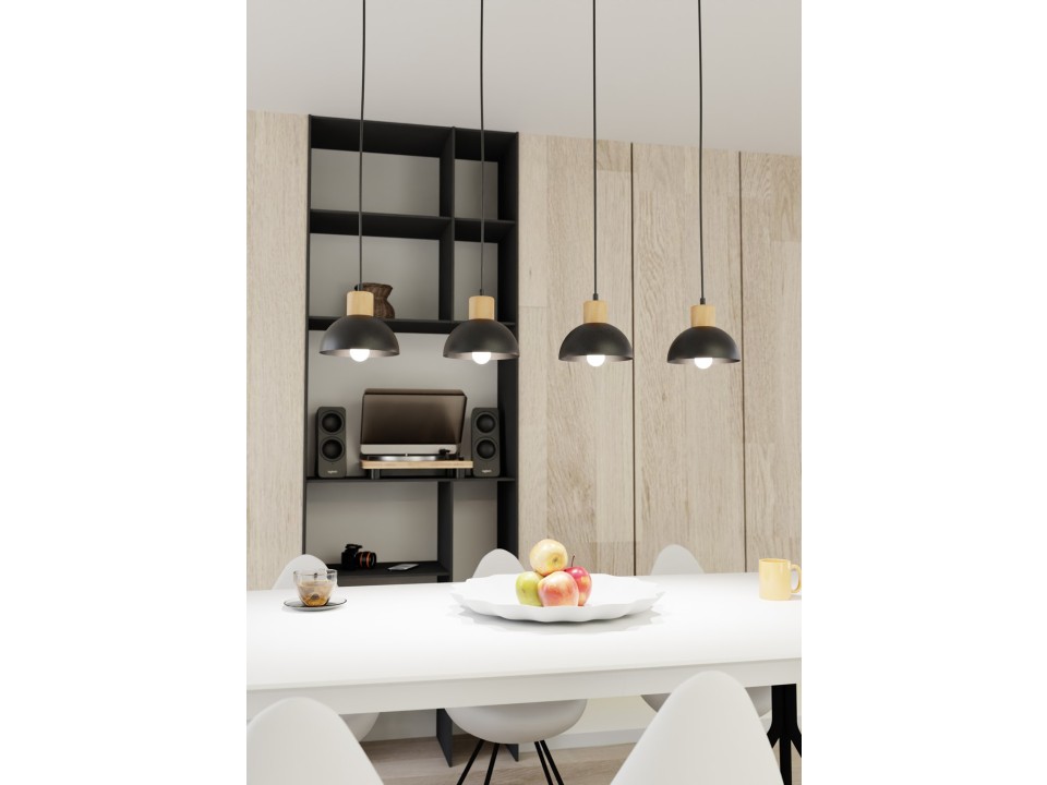 Lampa wisząca SECO 4 BL