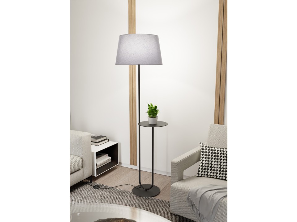 Lampa podłogowa HOTEL LP GRAY