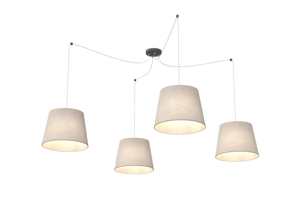 Lampa wisząca ASCOT 4 BEIGE