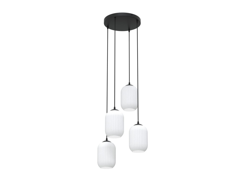 Lampa wisząca VERDI 4PREM BL OPAL